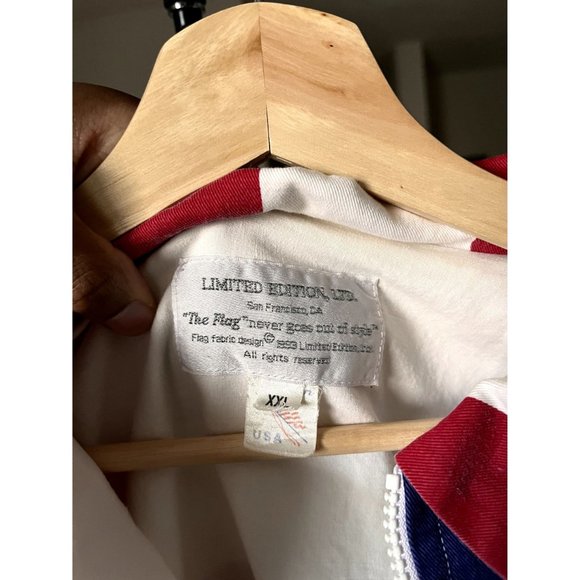 MALL OF AMERICA AMERICAN FLAG VINTAGE COACH SKATE JACKET SIZE XL 1990S Y2K MN - Picture 4 of 6